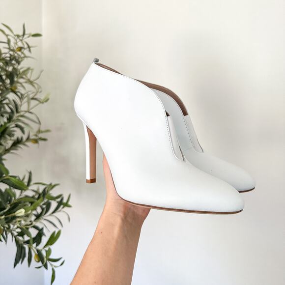 SJP By Sarah Jessica Parker Trois Slip On Leather Ankle High-Heel Booties 39 - Picture 1 of 10